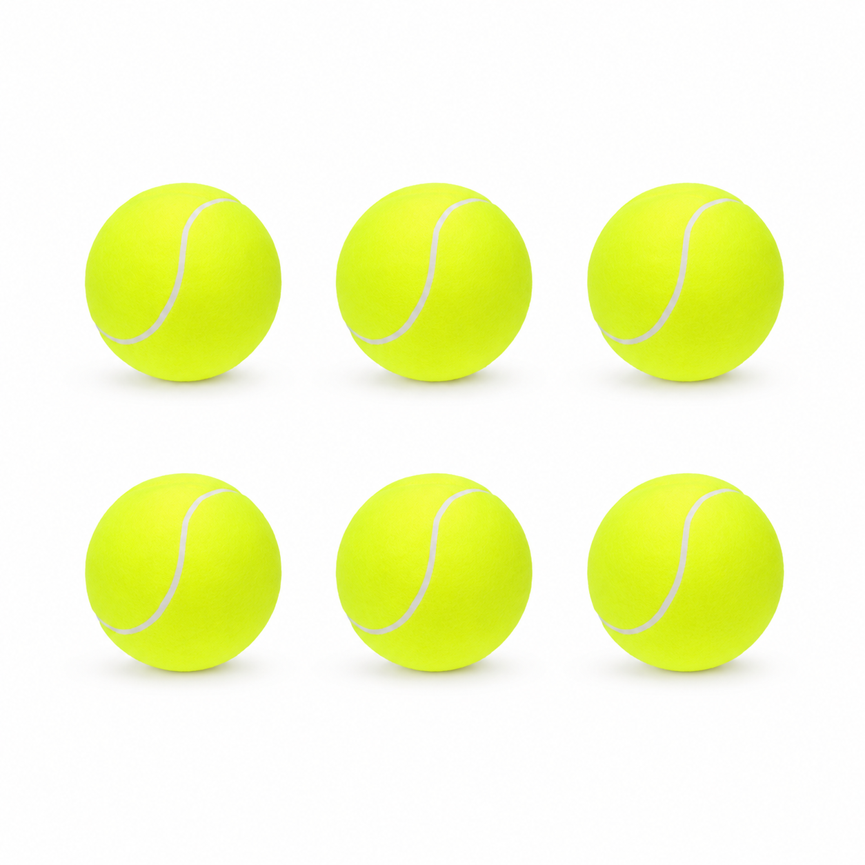 Furkly Tennis Balls for Dogs – 6-Pack Fetch Balls for Outdoor Play, Training & Interactive Exercise