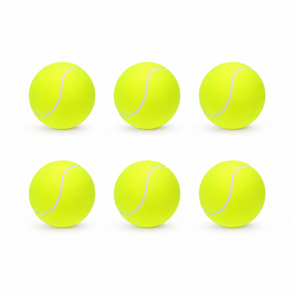 Furkly Tennis Balls for Dogs – 6-Pack Fetch Balls for Outdoor Play, Training & Interactive Exercise