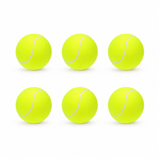 Furkly Tennis Balls for Dogs – 6-Pack Fetch Balls for Outdoor Play, Training & Interactive Exercise
