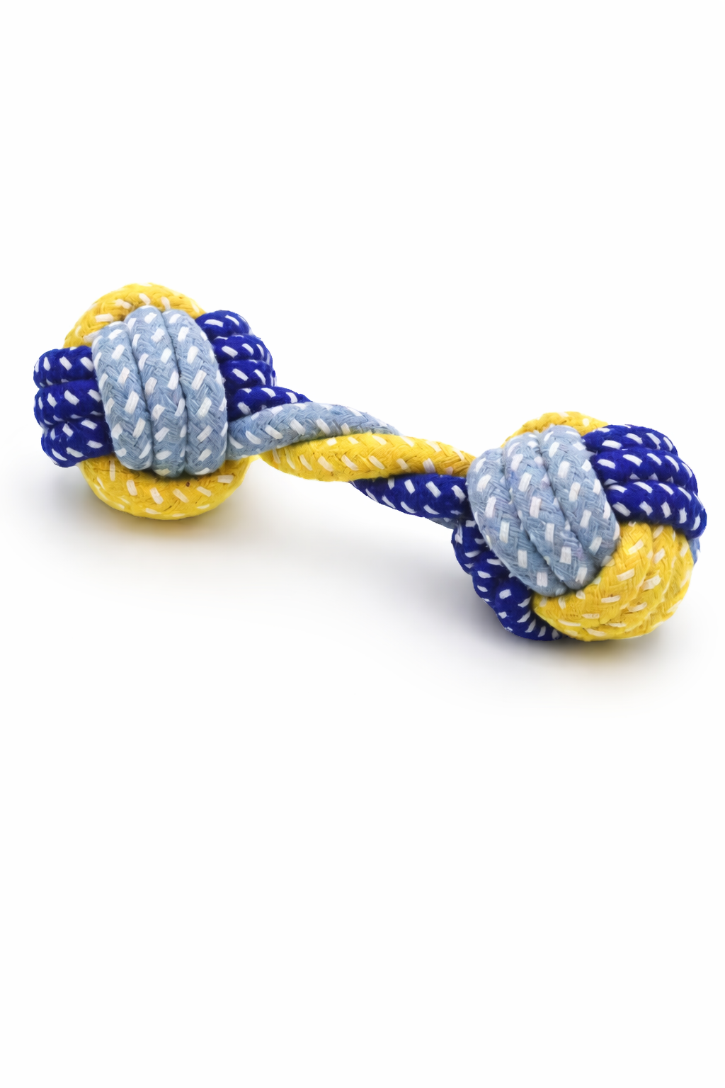 Furkly Double-Knot Rope Chew Toy for Dogs – Durable Dog Tug Toy for Chewing, Fetch, Tug of War & Interactive Play