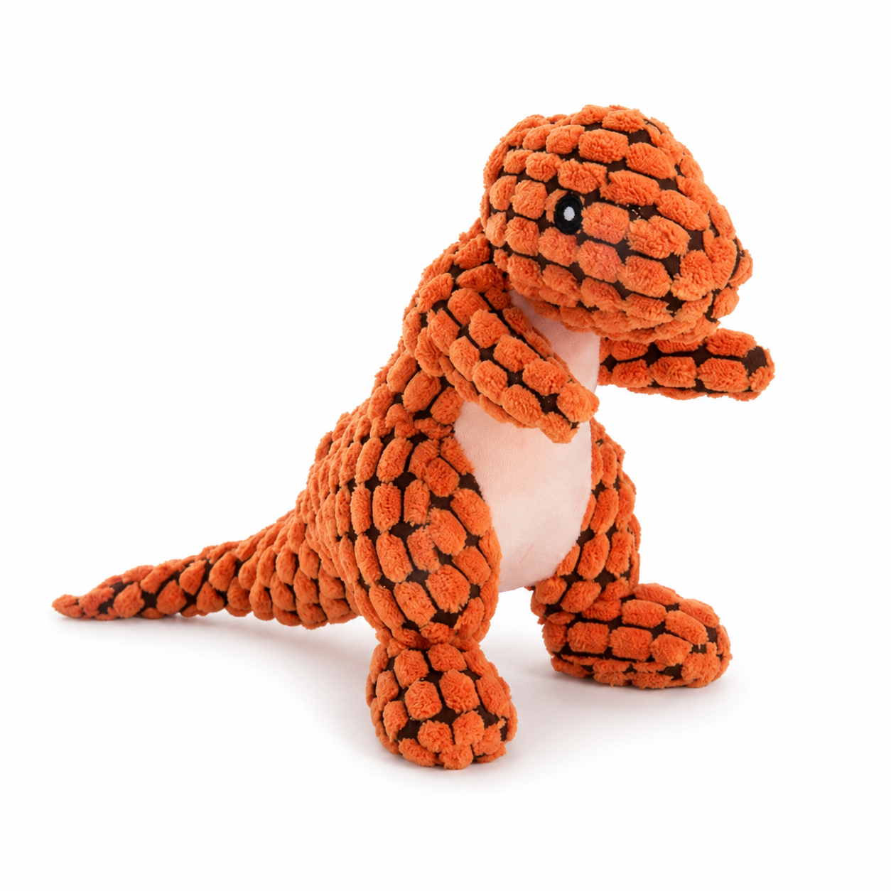 Furkly Plush Dinosaur Dog Toy – Soft Squeaky Chew Toy for Puppies, Fetch, Tug & Interactive Play