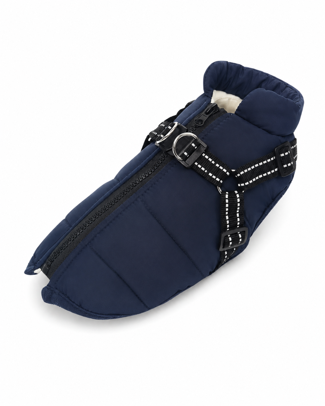 Furkly Winter Dog Jacket – Warm Padded Dog Coat with Harness for Cold Weather, Walking & Outdoor Use