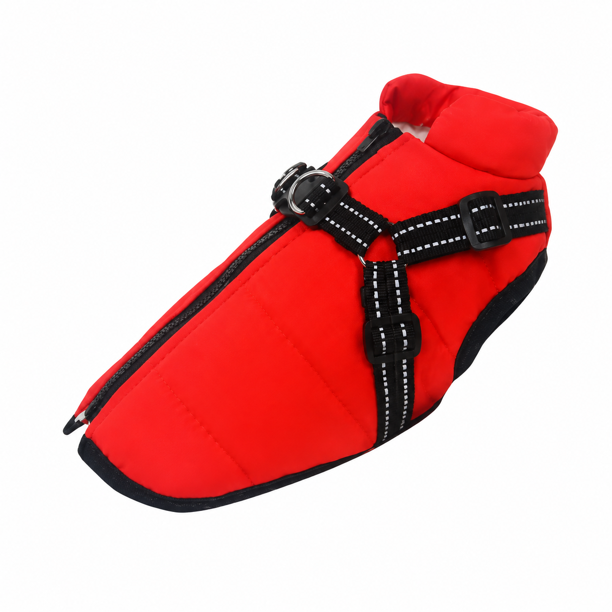 Furkly Winter Dog Jacket – Warm Padded Dog Coat with Harness for Cold Weather, Walking & Outdoor Use