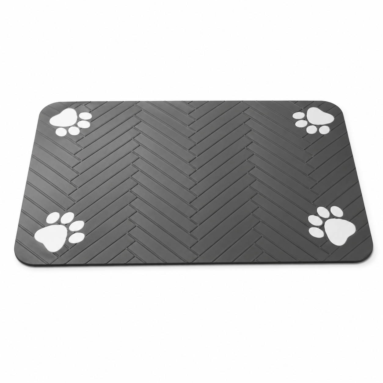 Furkly Pet Food Mat – Waterproof Non-Slip Dog Bowl Mat for Food, Water, Spills & Messy Feeding Areas
