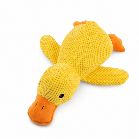 Furkly Plush Duck Dog Toy – Large Soft Squeaky Chew Toy for Puppies, Fetch, Cuddling & Interactive Play