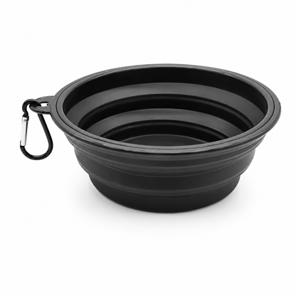 Furkly Collapsible Dog Bowl – Portable Silicone Travel Bowl for Food, Water, Walking, Camping & Outdoor Use