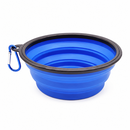 Furkly Collapsible Dog Bowl – Portable Silicone Travel Bowl for Food, Water, Walking, Camping & Outdoor Use