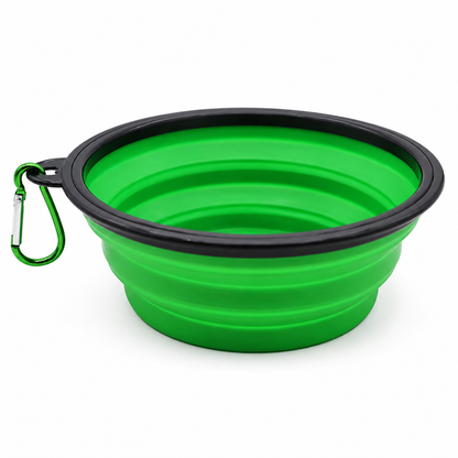 Furkly Collapsible Dog Bowl – Portable Silicone Travel Bowl for Food, Water, Walking, Camping & Outdoor Use