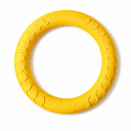 Furkly Dog Pull Ring Toy – 19cm Durable Chew Ring for Tug, Fetch, Training & Interactive Play