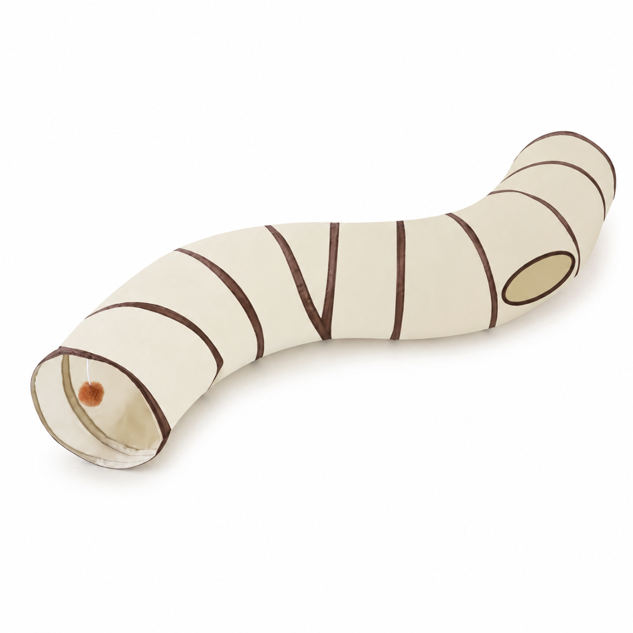 Furkly Cat Play Tunnel – Foldable Interactive Tunnel Toy for Hiding, Chasing, Exploration & Indoor Play