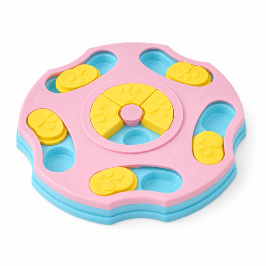 Furkly Cat Puzzle Slow Feeder Toy – Interactive Treat Dispenser for Kittens, Indoor Cats & Mealtime Enrichment