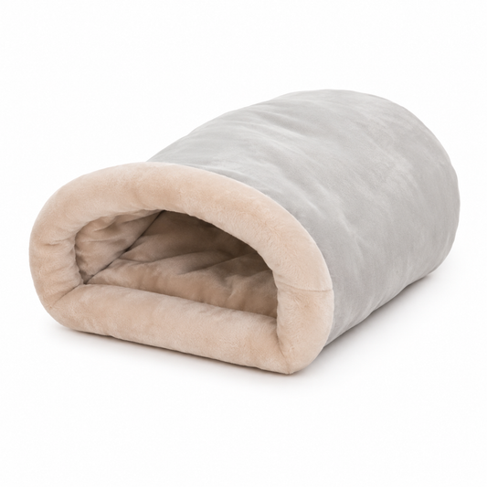 Furkly Cat Sleeping Bag Bed – Warm Semi-Enclosed Cat Nest for Sleeping, Hiding, Lounging & Cozy Rest