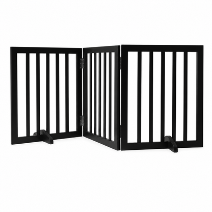 Furkly Foldable Dog Gate – Freestanding Pet Safety Gate for Doorways, Stairs, Hallways & Indoor Use
