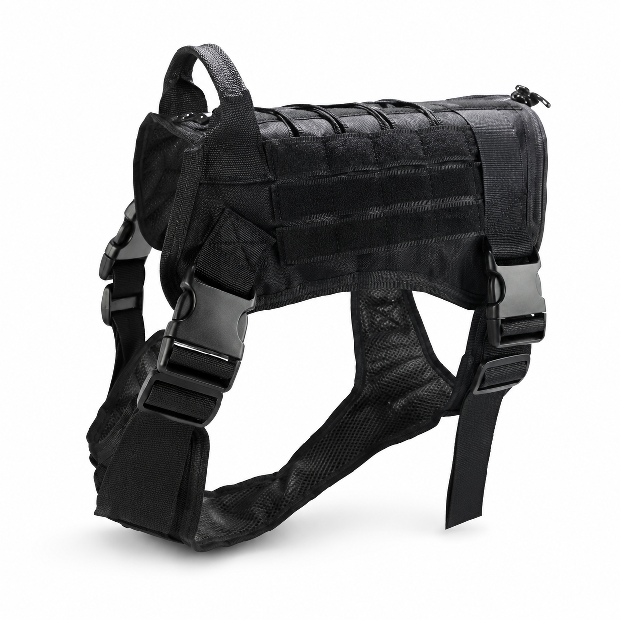 Furkly Tactical Dog Harness – Heavy-Duty Adjustable No-Pull Harness with Handle for Walking, Training & Outdoor Use