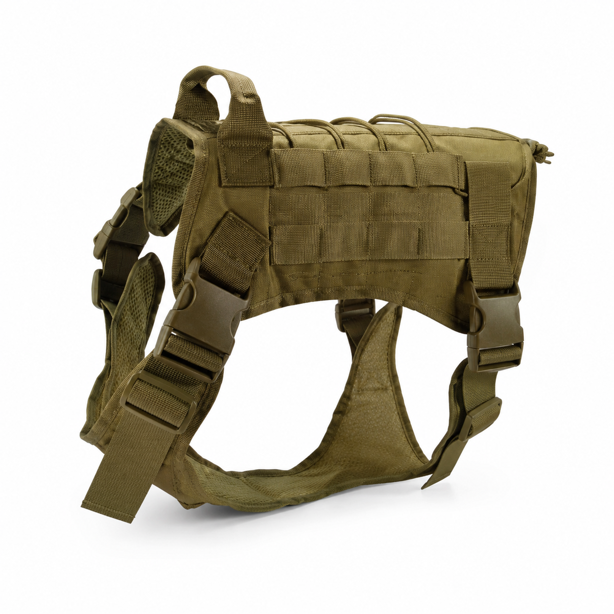 Furkly Tactical Dog Harness – Heavy-Duty Adjustable No-Pull Harness with Handle for Walking, Training & Outdoor Use