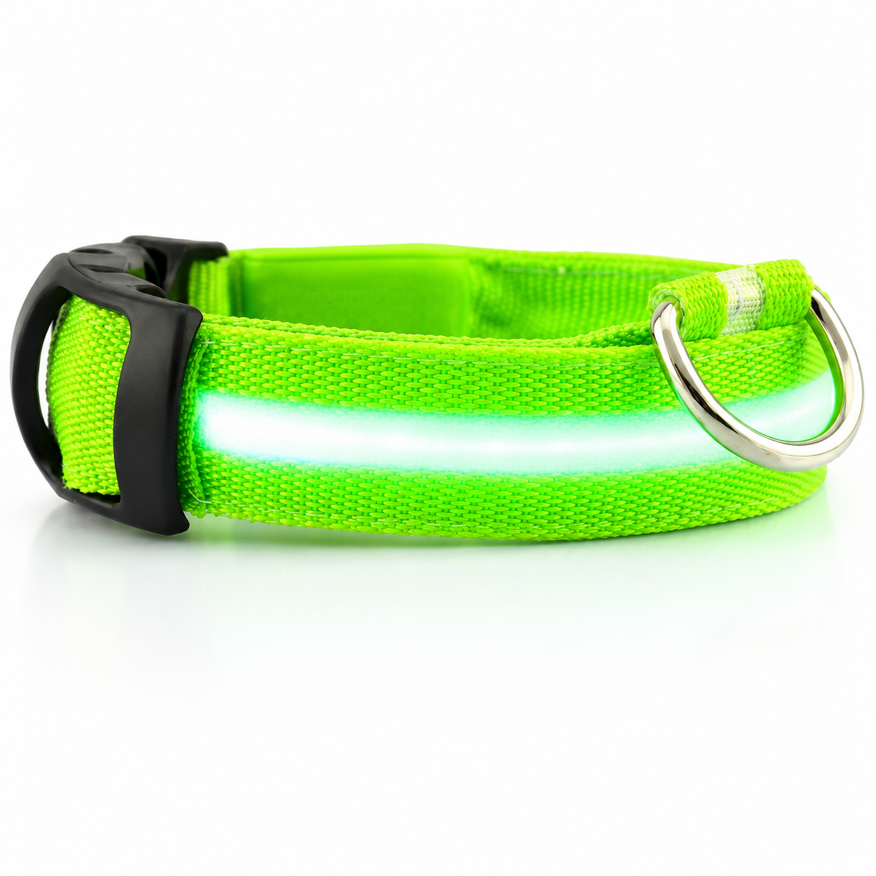 Furkly LED Dog Collar – Rechargeable Light-Up Safety Collar for Night Walking, Visibility & Outdoor Use