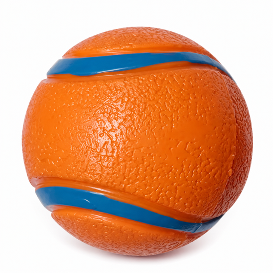 Furkly Tough Dog Ball Toy – 6cm Elastic Chew Ball for Fetch, Jumping, Training & Interactive Play