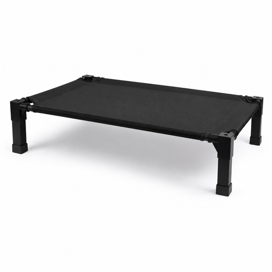 Furkly Elevated Dog Bed – Raised Cooling Pet Cot with Breathable Fabric for Indoor & Outdoor Use