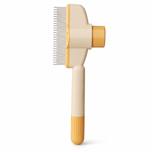 Furkly Self-Cleaning Cat Grooming Brush – Pet Hair Remover Comb for Shedding, Massage & Coat Care