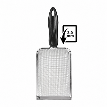 Furkly Stainless Steel Cat Litter Scoop – Fine Mesh Sifter Shovel for Litter Box Cleaning & Waste Removal