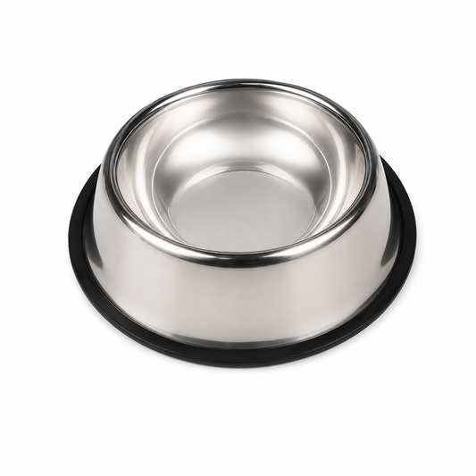 Furkly Stainless Steel Dog Bowl – Non-Slip Pet Food & Water Bowl for Dogs, Puppies & Everyday Feeding