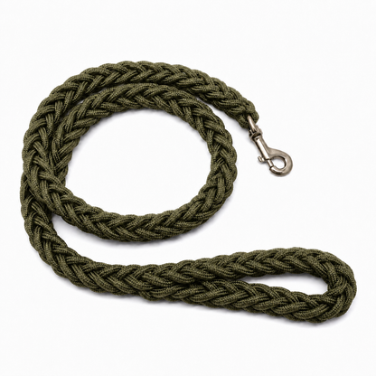 Furkly Heavy-Duty Braided Dog Leash – Sturdy Rope Walking Leash with Metal Clip for Training & Outdoor Use