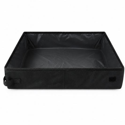 Furkly Portable Cat Litter Box – Foldable Travel Litter Tray for Cats, Kittens & On-the-Go Use